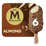 Magnum Almond Ice Cream Sticks 6 x 100ml