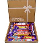Dairy Milk Chocolate Gift Box Hamper, Full Sized Bars, Letterbox Friendly, Perfect for Presents, Surprises Birthdays and Treats, Twirl, Double Decker, Crunchie.