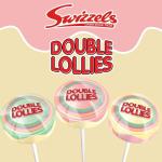Swizzels Double Lollies Sweets Dispenser Box, Vegan Friendly Sweets (100 Lollipops per Box)