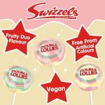 Swizzels Double Lollies Sweets Dispenser Box, Vegan Friendly Sweets (100 Lollipops per Box)