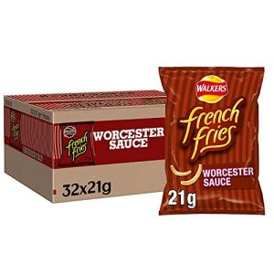 Walkers French Fries Worcester Sauce Snacks Crisps 21g