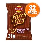 Walkers French Fries Worcester Sauce Snacks Crisps 21g