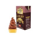 Ice Cream Mix - Soft Serve - Jersey Gold Luxury Chocolate Ice Cream Mix- Superior Creamy Taste - Use At Home or Commercially - 1L - Nut Free, Gluten Free Deliciousness