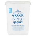 Morrisons Fat Free Greek Style Yoghurt 1kg