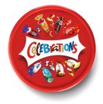 Celebrations Milk Chocolate & Biscuit Bars Sharing Tub 500g