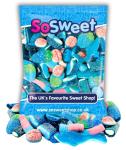 SoSweet Blue Sweet Mix – 1kg Bulk Bag | Fruity Blue-Themed Pick & Mix Sweets | Party Candy, Sweet Tables, Events | Long Shelf Life