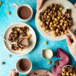 Joe & Seph's Milk Chocolate Popcorn Slab (1x115g), Salted Caramel Gourmet Popcorn, Belgian Milk and White Chocolate Air-Popped Popcorn, 37% of Cocoa, Gifts for Men and Women, Festive Snacks