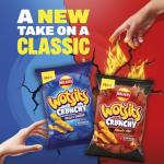 Walkers Wotsits Crunchy Really Cheesy Snacks Crisps 140g