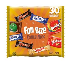 30 Mini Chocolate Bars Mix – Perfect Snack Bag