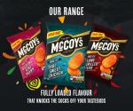 McCoys Salted Grab Bag Crisps 45g (Multipack BOX of 36) - Fully loaded with flavour, iconic ridged crisp, unmistakable crunch.