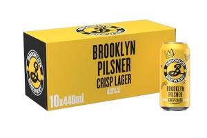 Brooklyn Pilsner Lager Beer 440ml Can 10-Pack