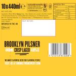 Brooklyn Pilsner Lager Beer 440ml Can 10-Pack