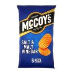 McCoy's Salt & Malt Vinegar Crisps 6-Pack
