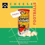 Crisps Multipack Cheese Snacks Tubes - Bulk Buy of 5 Original Cheddars Baked Crisps, Cheese Balls Mini Crackers for Christmas Party Mix, Birthday Hamper, Movie Nights or Lunch Box Snacks