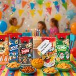 Crisps Multipack Cheese Snacks Tubes - Bulk Buy of 5 Original Cheddars Baked Crisps, Cheese Balls Mini Crackers for Christmas Party Mix, Birthday Hamper, Movie Nights or Lunch Box Snacks