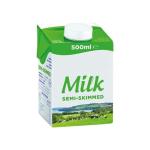 Lakkeland Dairies Semi-Skimmed Milk | 24 Pack of 500ml | Long Life | Delicious & High in Protein