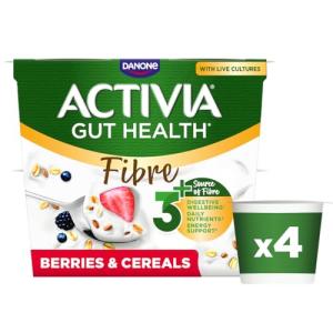 Activia Fibre Berries and Cereals 4pk
