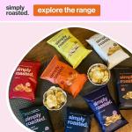 Simply Roasted - Sea Salt Crisps | 24 x 21.5g Impulse Bags | Just 3 Ingredients | Vegan | 50% Less Fat | Under 99 Calories Per Serve | Triple Cooked for the Ultimate Crunch | Gluten & Allergen-Free