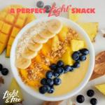 Light & Free Peach & Passion Fruit, 0% Fat and No Added Sugar, Greek Style Yoghurt, 4x115g