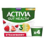 Activia Bio Strawberry Yoghurt, 4x115g