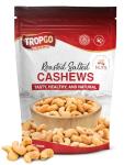 Tropgo Roasted Cashew Nuts 500g - Packed Fresh, Lightly Salted Cashews with Fibre, Protein and Minerals, Perfect for Snacking - Kosher Approved Cashews - Bulk Buy Nuts