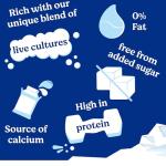 Danone Skyr High Protein 0% Fat Natural Yoghurt 800g