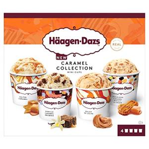 Haagen-Dazs Caramel Mini Ice Cream Cups, 4 Pack