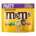 M&M'S Chocolate Bag, Peanut & Milk Chocolate, 800g Party Bag, Bulk Chocolate, Ideal for Gift, Snacks and Sharing