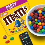 M&M'S Chocolate Bag, Peanut & Milk Chocolate, 800g Party Bag, Bulk Chocolate, Ideal for Gift, Snacks and Sharing