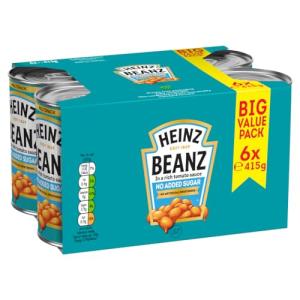 Heinz Sugar-Free Baked Beans, 6 Pack