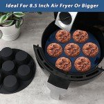 Silicone Muffin Cases for Air Fryer - 2 Pcs