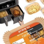 120 Air Fryer Liners for Ninja Dual Zone