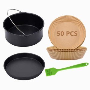 Air Fryer Accessory Set: Cake Barrel, Pizza Pan, & More