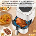 2 Pack Silicone Air Fryer Liners with Handles