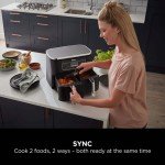 Ninja Foodi Dual Zone 6-in-1 Air Fryer 7.6L