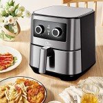Uten 5.5L Air Fryer Oven for Healthy Cooking