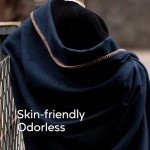 Molithe 100% Wool Blanket, 62" x 86", Warm, Thick, Washable, Military Wool Blanket, Great for Camping, Outdoors, Sporting Events, Survival Kits