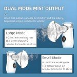 Misty Nebulizer, Portable Nebulizer with Intuitive LED Interface and Auto-Cleaning, Handheld Nebulizer for Adults Kids