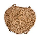 Heart Picnic Basket, (Antique White)