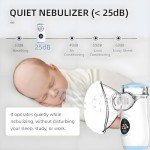 Misty Nebulizer, Portable Nebulizer with Intuitive LED Interface and Auto-Cleaning, Handheld Nebulizer for Adults Kids