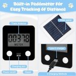 LotFun 41” Cat Exercise Wheel with Pedometer, Cat Running Wheel for Indoor Cats, 10 Minutes Fast and Easy Installation, Cat Treadmill for Cat's Fitness & Health, Suitable for Most Cats(White)