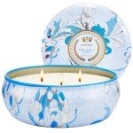 M&SENSE Soy Scented Candles for Home 12oz, 3 Wick Highly Scented 40 Hours Long Lasting, Midsummer Nights Scented Portable Tin Candles for Travel, Spa, Bath, Yoga