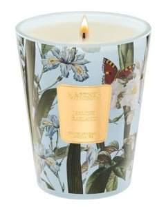 M&SENSE Jasmine Garland Scented Natural Soy Wax Candle, 14.1oz 60 Hours Long Lasting Slow Burning Candles for Home Decor, Aromatherapy Candle for Stress Relief