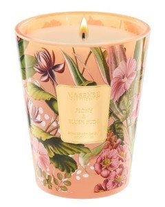 M&SENSE Peony Blush Sude Scented Natural Soy Wax Candle, 14.1oz 60 Hours Long Lasting Slow Burning Candles for Home Decor, Aromatherapy Candle for Stress Relief