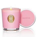 M&SENSE Luxury Colored 10.2 oz Soy Wax Candle | Peony Blush Scented | 55 Hour Burn for Home Scented|Candle Gift for Women and Men