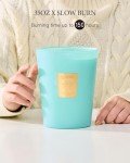 M&SENSE Summer Sea Air Scented Candle, 35 OZ Extra Large 3 Wick Natural Soy Wax Candles 150 Hours Long Lasting Slow Burning, Candles Gift for Spring Home Decor