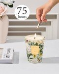 M&SENSE Sage Citrus Scented Natural Soy Wax Candle, 14.1oz 60 Hours Long Lasting Slow Burning Candles for Home Decor, Aromatherapy Candle for Stress Relief