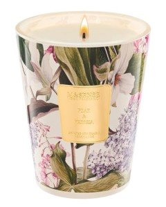 M&SENSE Pear Fressia Scented Natural Soy Wax Candle, 14.1oz 60 Hours Long Lasting Slow Burning Candles for Home Decor, Aromatherapy Candle for Stress Relief