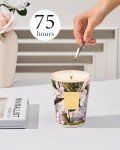 M&SENSE Pear Fressia Scented Natural Soy Wax Candle, 14.1oz 60 Hours Long Lasting Slow Burning Candles for Home Decor, Aromatherapy Candle for Stress Relief