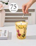 M&SENSE Orange Goji Scented Natural Soy Wax Candle, 14.1oz 60 Hours Long Lasting Slow Burning Candles for Home Decor, Aromatherapy Candle for Stress Relief
